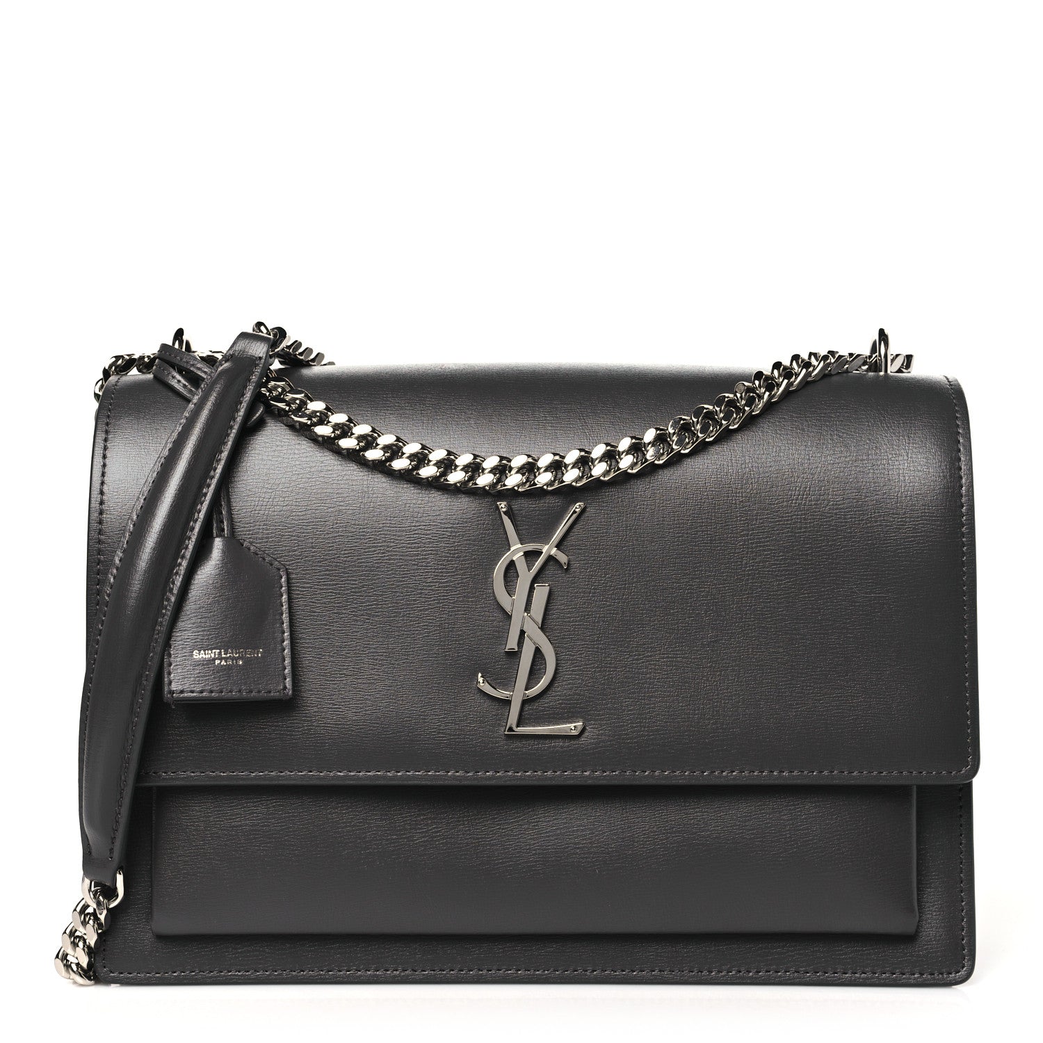 Saint Laurent Calfskin Large Monogram Sunset Earth 1 of 10