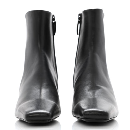 Balenciaga Sheepskin Typo Ankle Booties 35.5 Black 5 of 21
