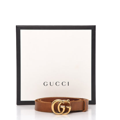 Gucci Faded Calfskin Double G 20mm Belt 80 32 Cuir 9 of 9