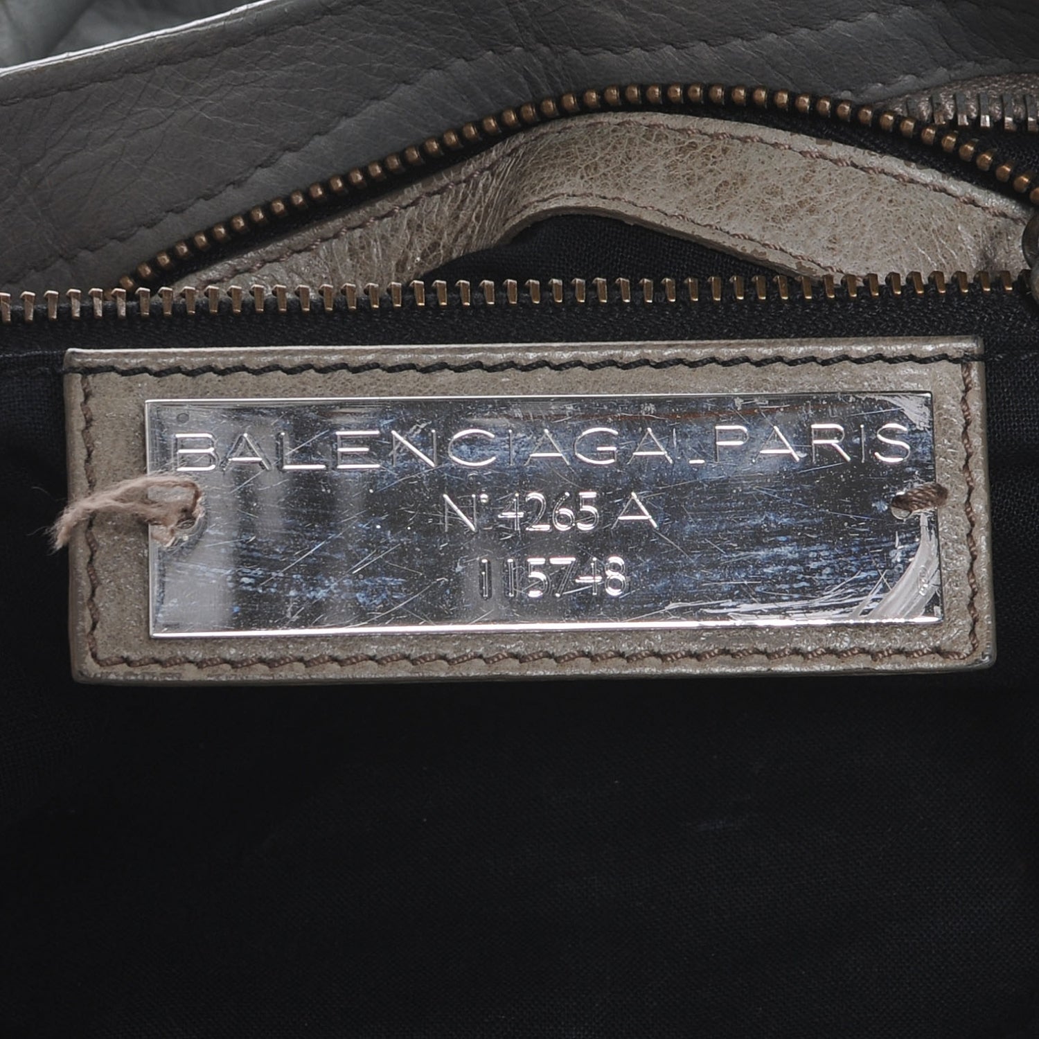 Balenciaga Chevre City Taupe 9 of 12