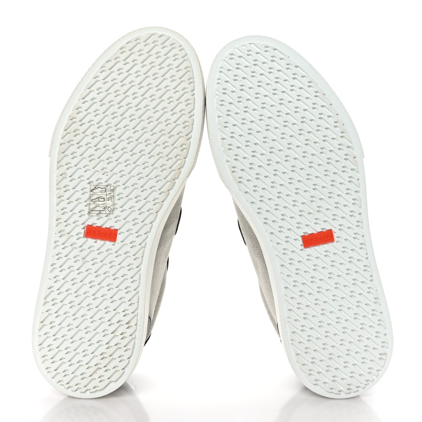 Calfskin Canvas Day Sneakers 41.5 Black White