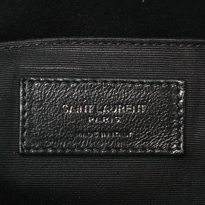 Saint Laurent Calfskin Matelasse Monogram Lou Camera Bag Electric Fuchsia 6 of 11
