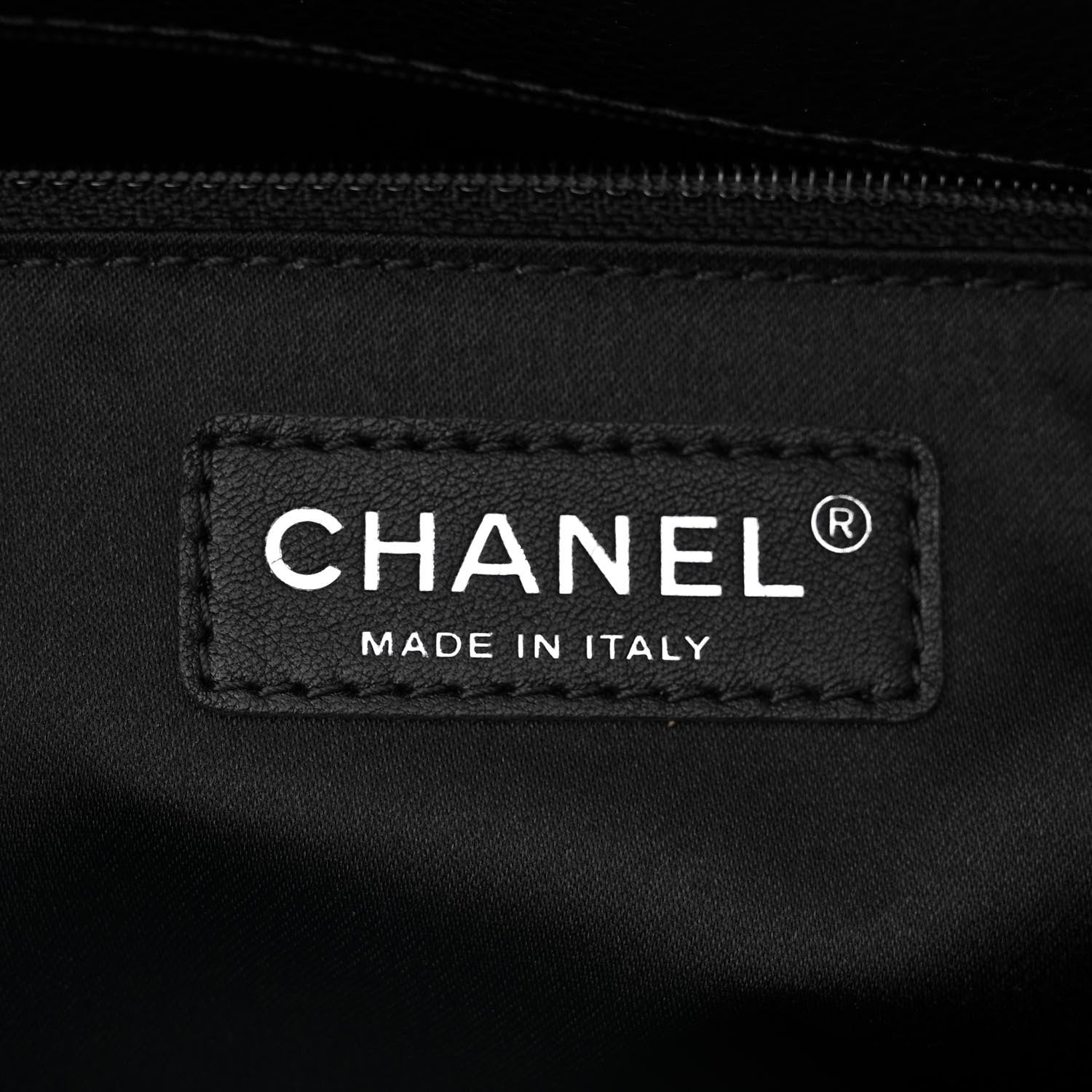 Chanel Caviar Quilted Grand Shopping Tote GST Black 6 of 10