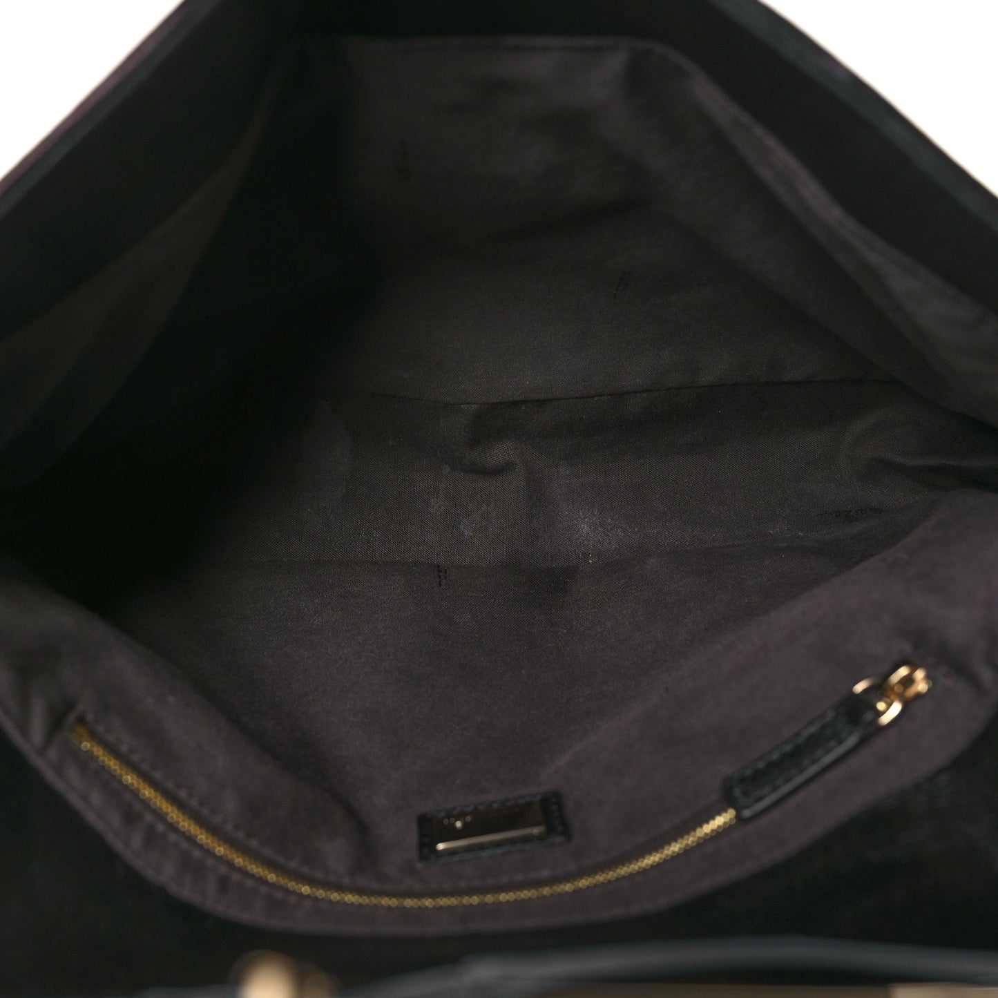 Zucca Quilted Maxi Baguette Shoulder Bag Black