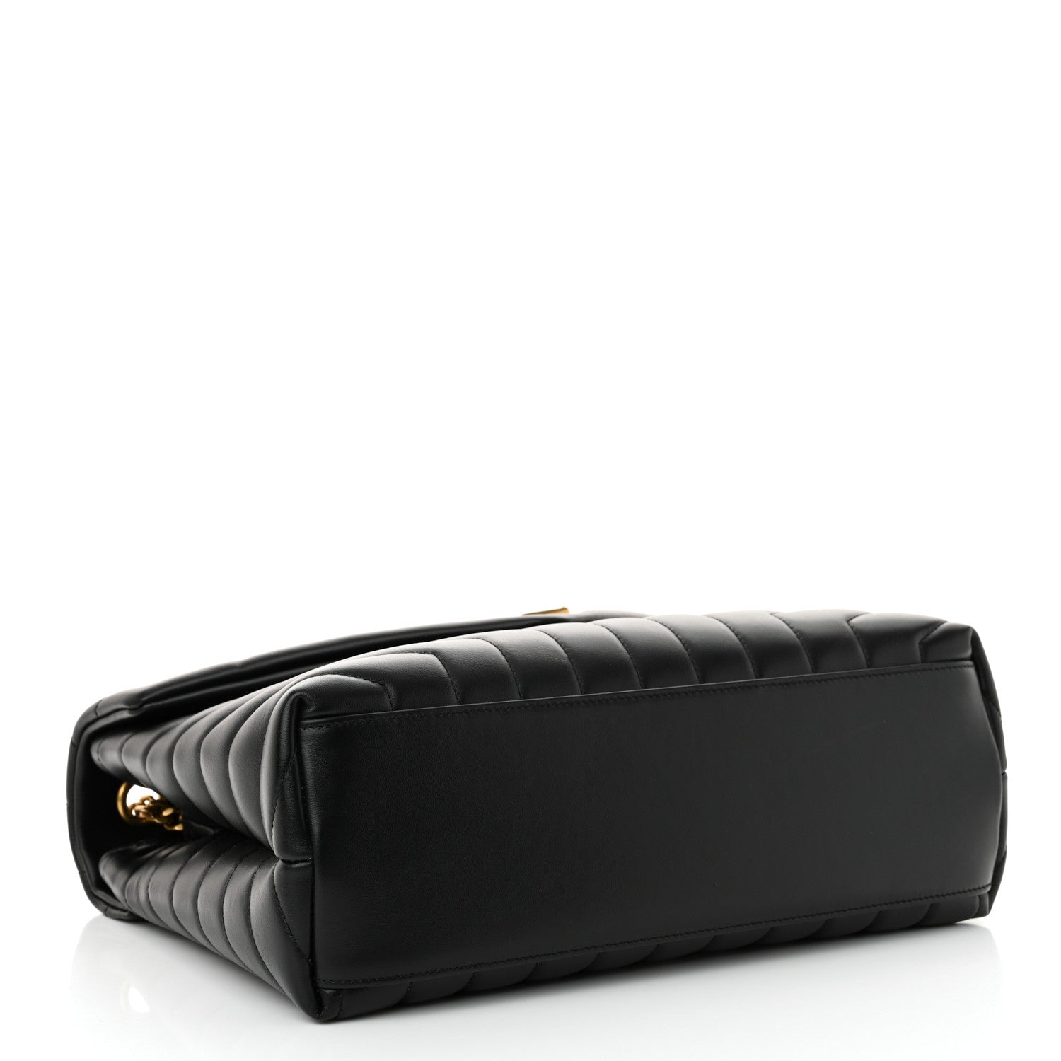 Saint Laurent Calfskin Y Quilted Monogram Medium Loulou Chain Satchel Black 4 of 10