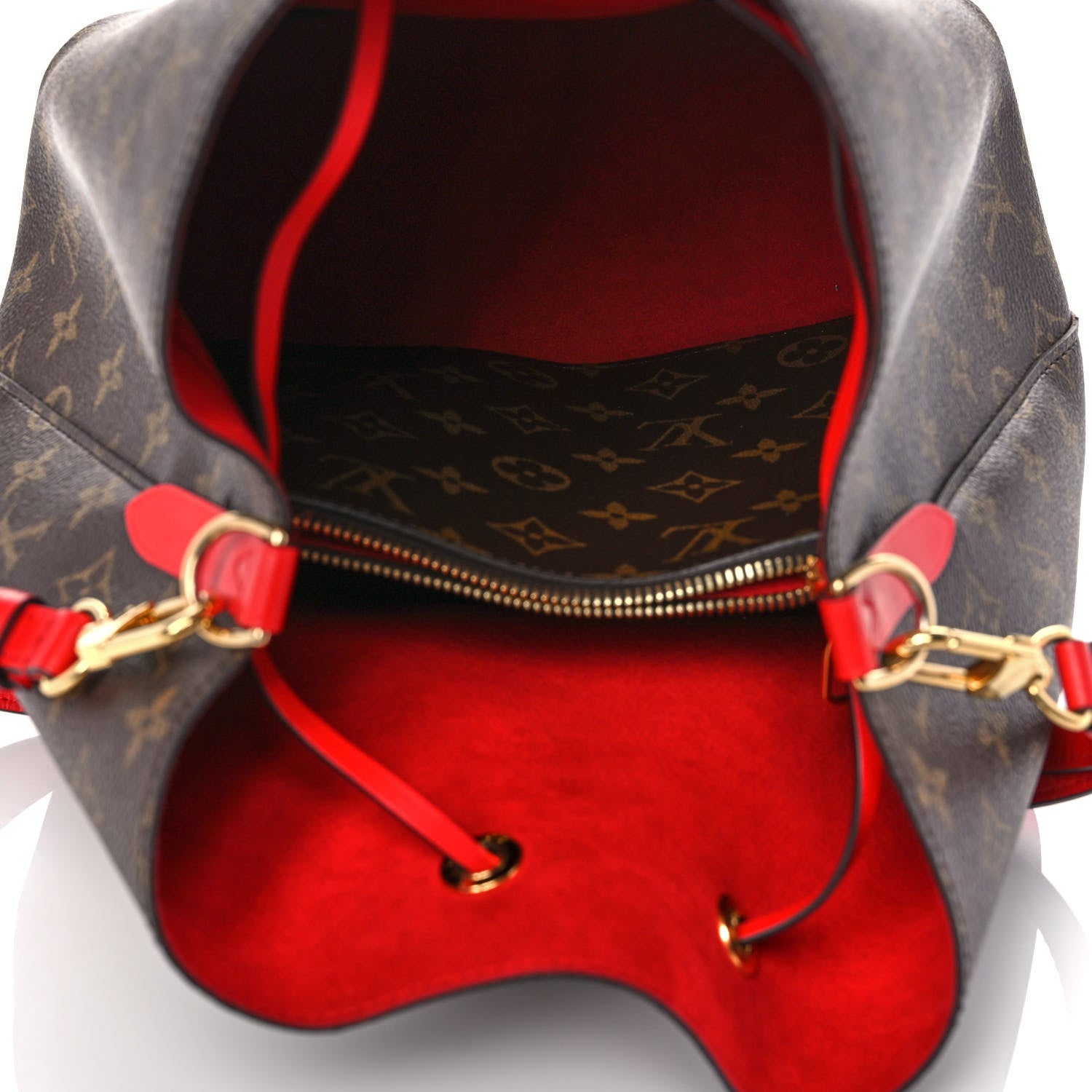 Louis Vuitton Monogram Neonoe MM Coquelicot 5 of 9