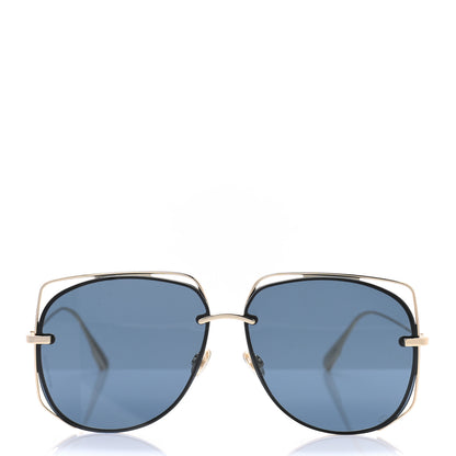 Christian Dior Metal Stellaire 6 Sunglasses Gold Blue 2 of 9