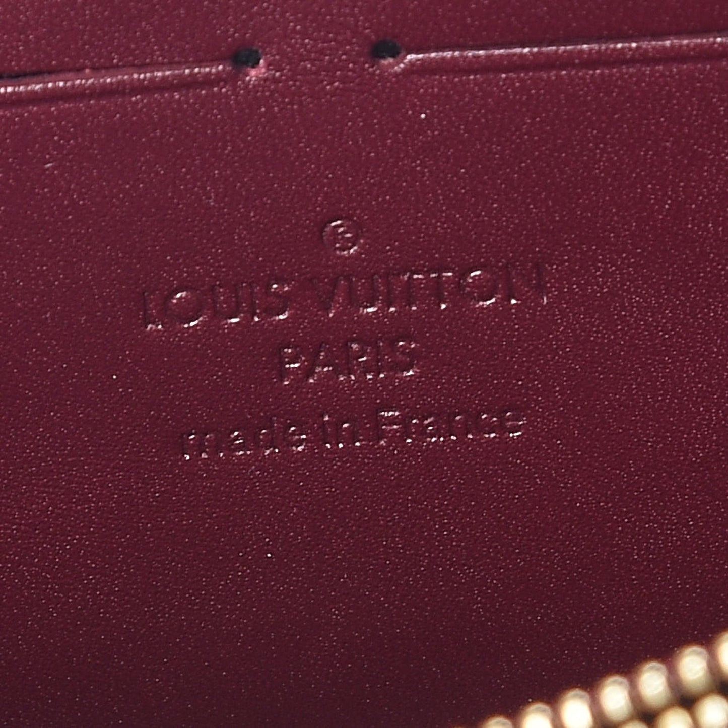Vernis Zippy Wallet Rouge Fauviste