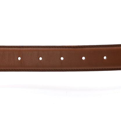 Gucci Calfskin Trademark Logo Belt 105 42 Brown 6 of 8