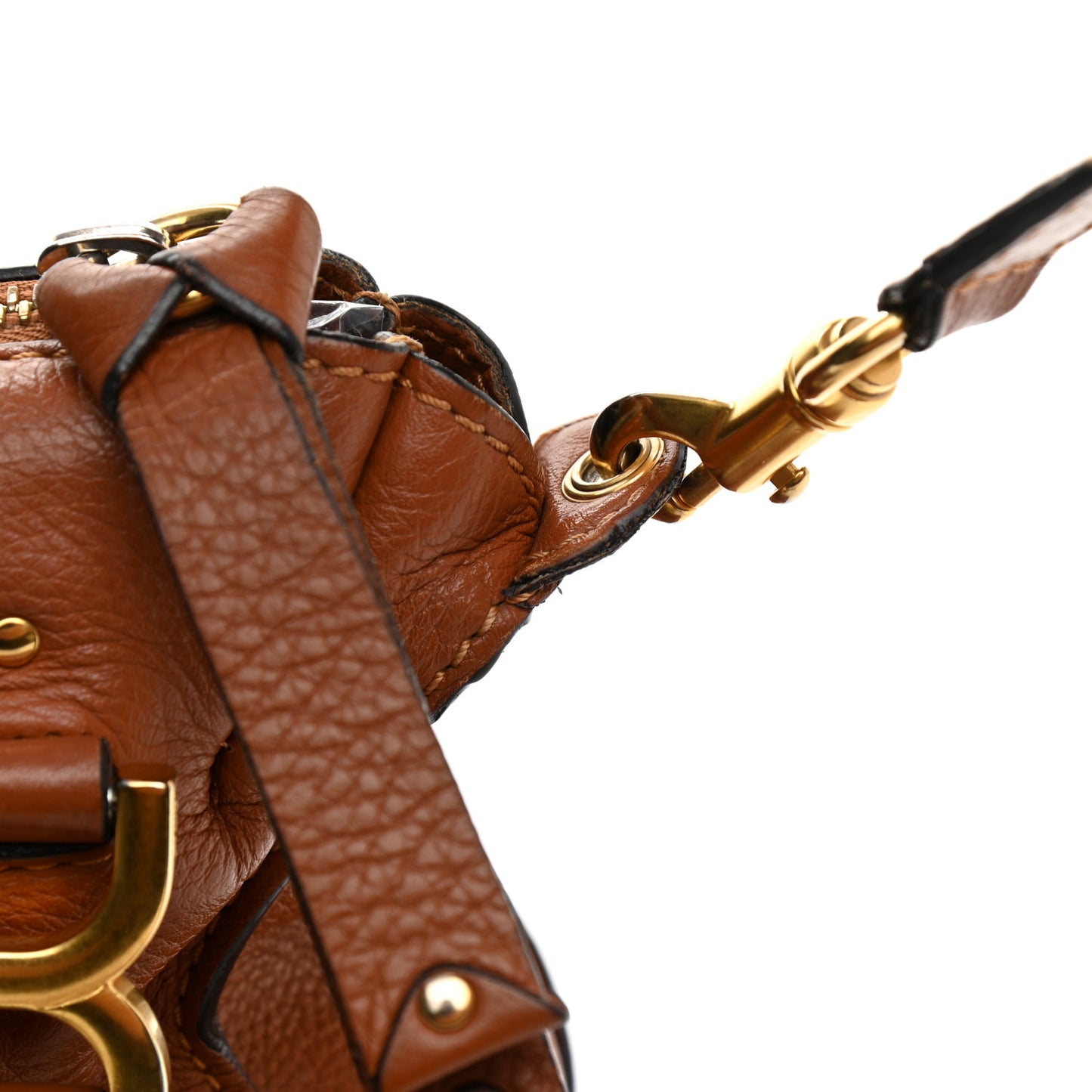 Calfskin Medium Marcie Satchel Tan