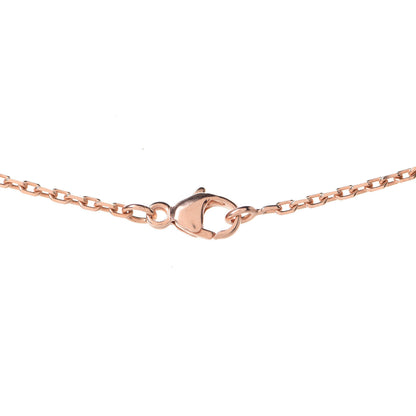 Hermes Lacquered Rose Gold Mini Pop H Pendant Necklace Black 4 of 5