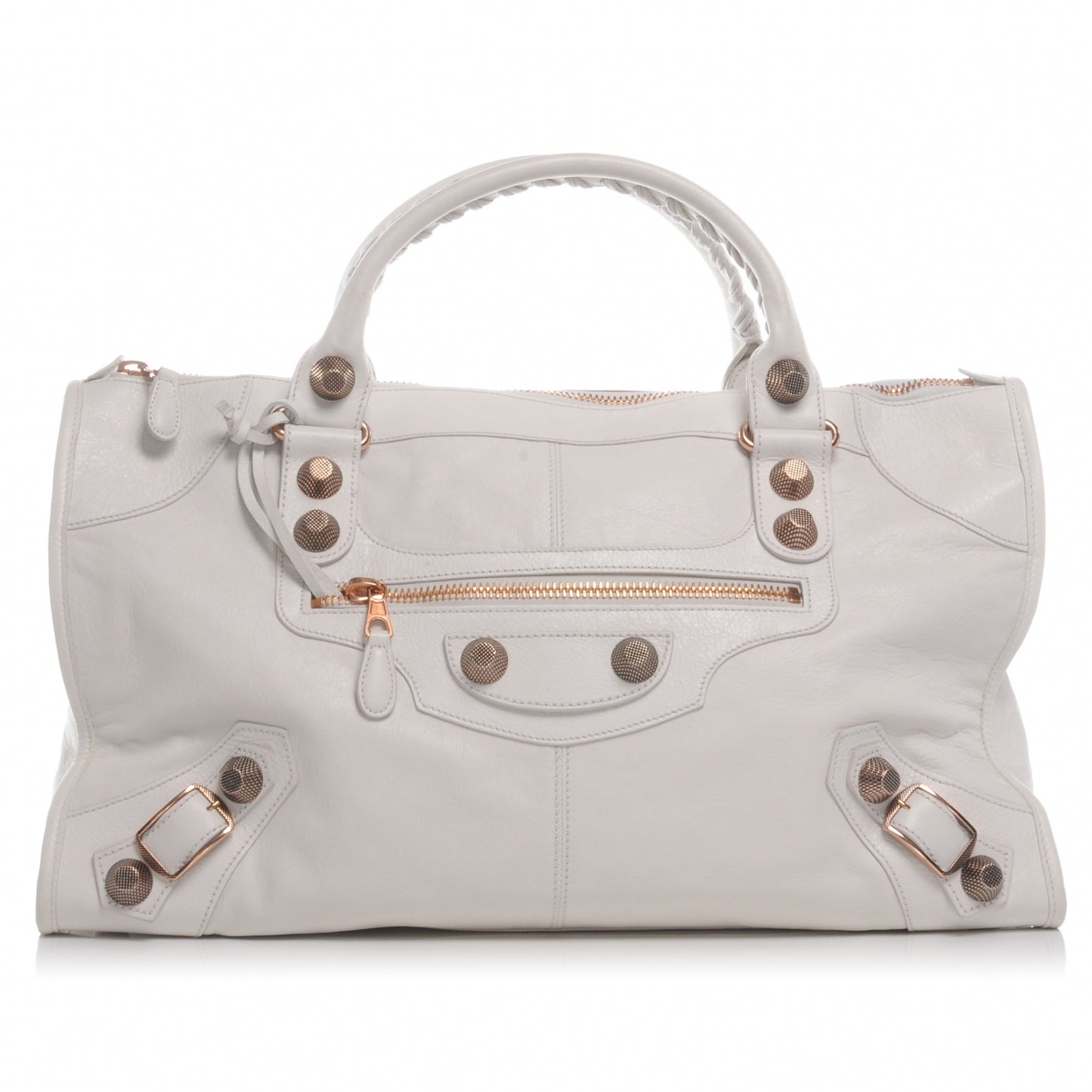 Agneau Giant 21 Rose Gold Hardware Work White Light