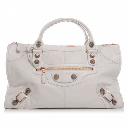 Balenciaga Agneau Giant 21 Rose Gold Hardware Work White Light 1 of 7