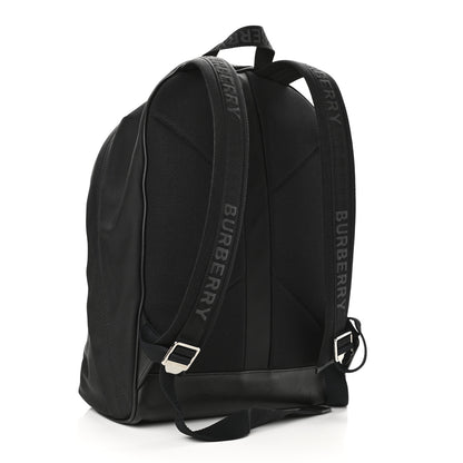 Burberry Nylon Logo Print Medium Rucksack Backpack Black 3 of 11