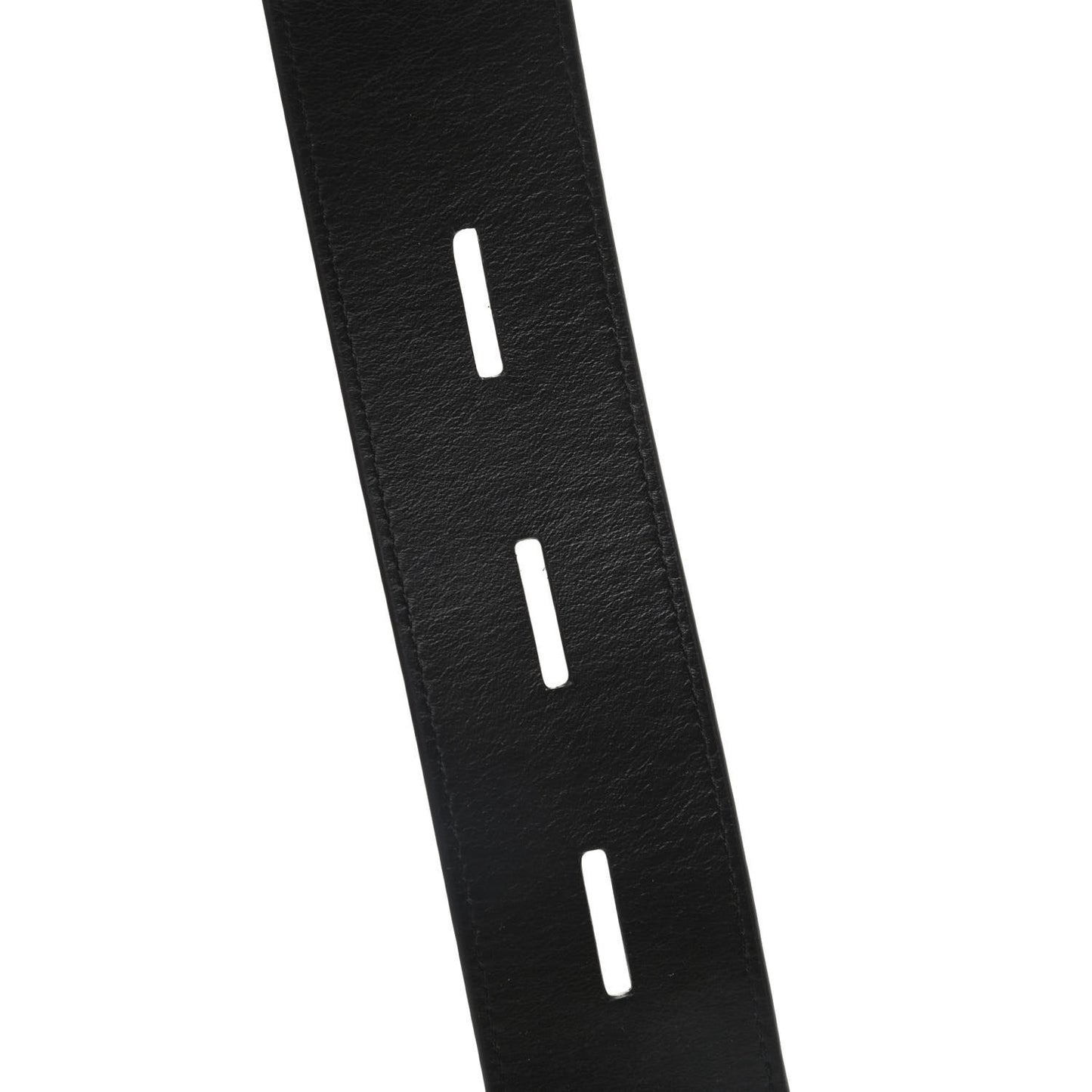 Crinkled Lambskin Large 30 Montaigne Belt 75 Black