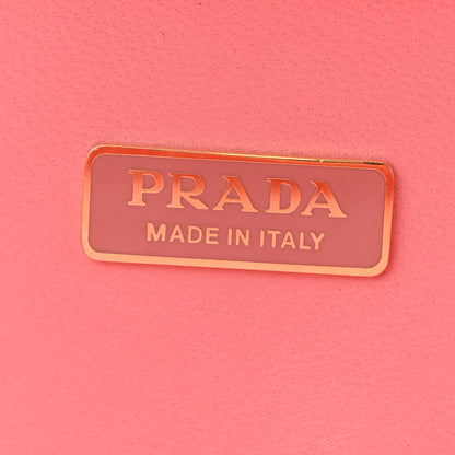 Prada Wicker Triangle Crossbody Clutch Black Petalo 5 of 8