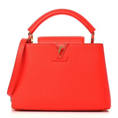 Louis Vuitton Taurillon Capucines BB Tonic Orange 1 of 8