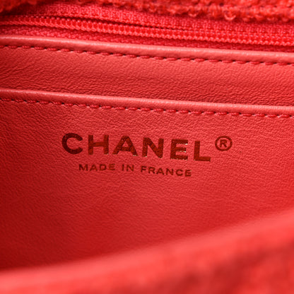 Chanel Tweed Quilted 2.55 Reissue Mini Flap Coral 6 of 9