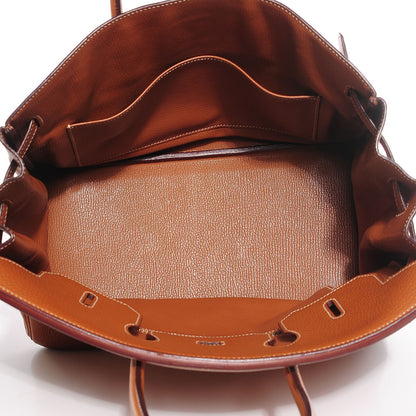 Hermes Taurillon Clemence Birkin 35 Gold 7 of 25