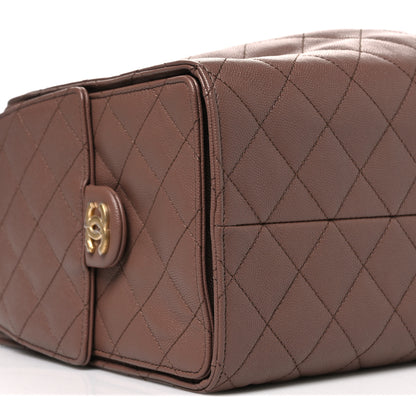 Chanel Caviar Quilted Medium Chanel 25 Handbag Brown 10 of 12