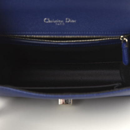 Christian Dior Grained Calfskin Small Diorama Flap Bag Bleu De Minuit 5 of 10