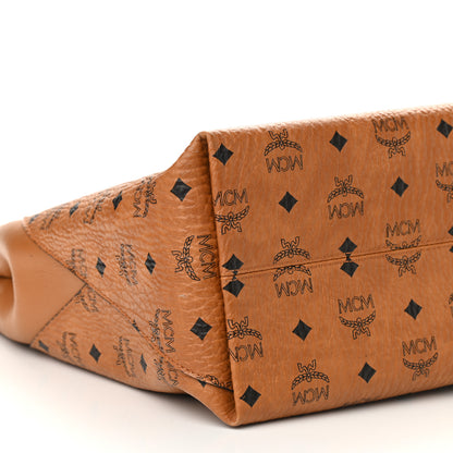 MCM Visetos Large Klara Hobo Cognac 7 of 9