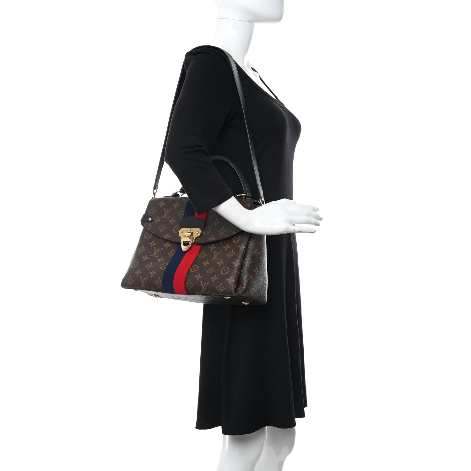 Louis Vuitton Monogram Georges MM Marine Cherry 3 of 7