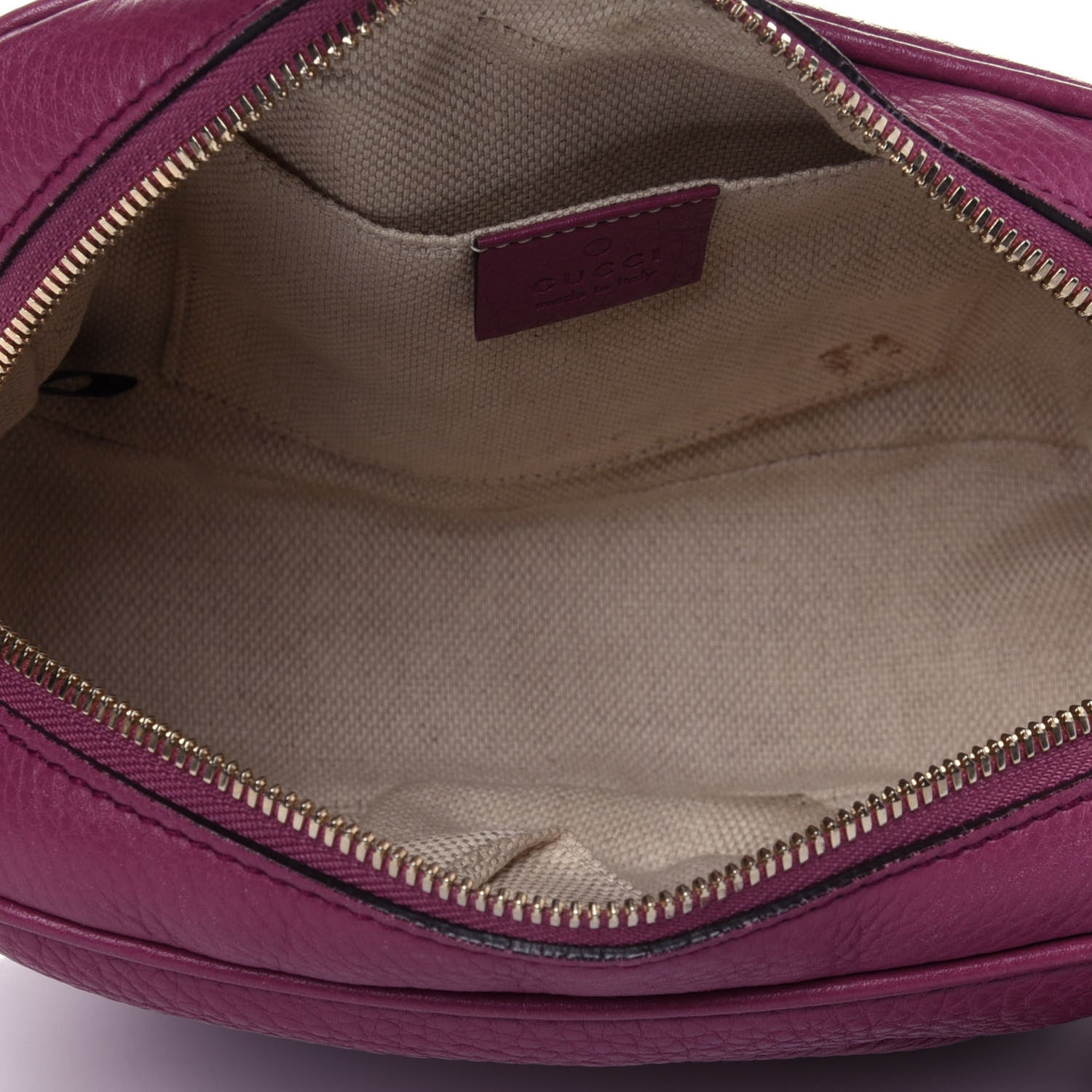 Gucci Pebbled Calfskin Small Soho Disco Bag Peonia Flower 4 of 11