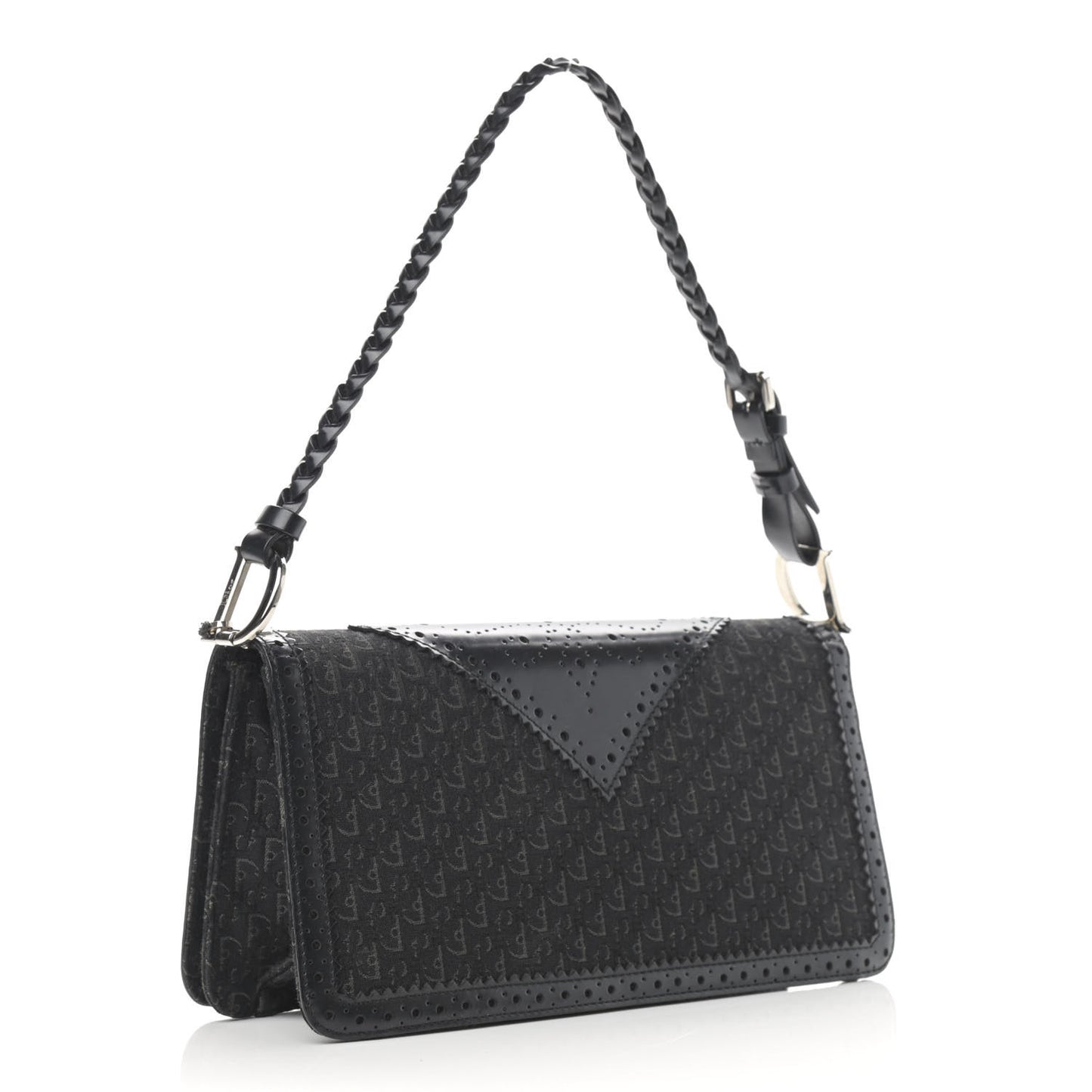 Monogram D Trick Shoulder Bag Black