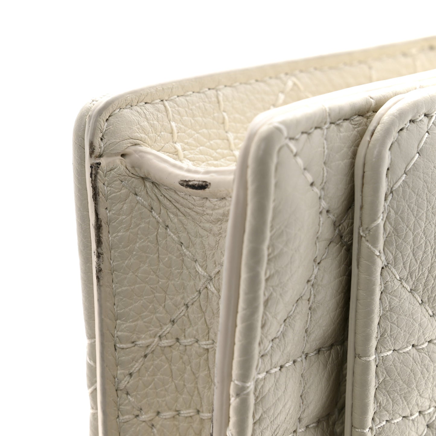 Supple Calfskin Caro Pouch with Chain Latte