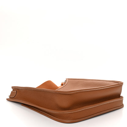 Hermes Taurillon Clemence Evelyne III PM Gold 4 of 11