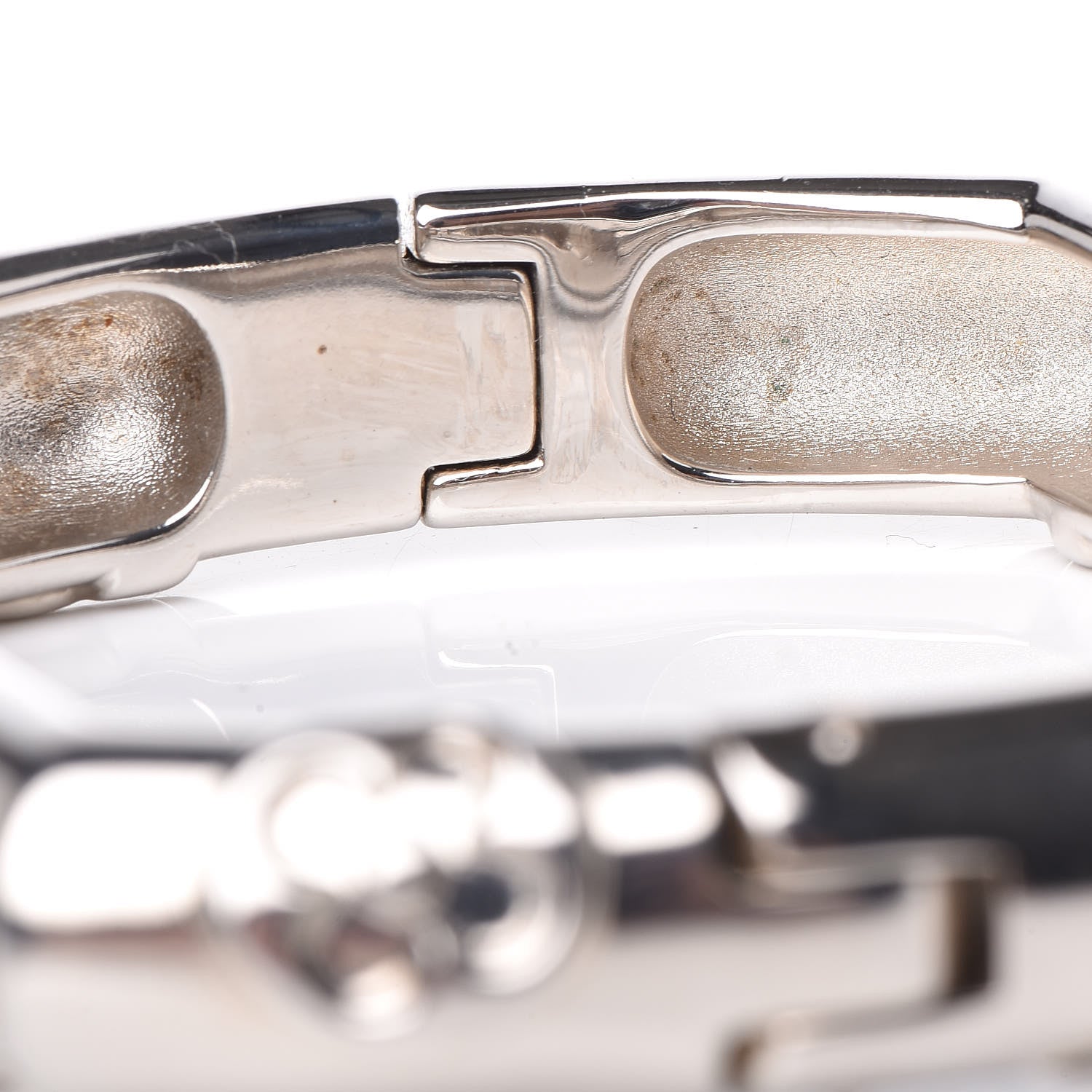 Louis Vuitton Brass Family Bangle S Silver 8 of 10