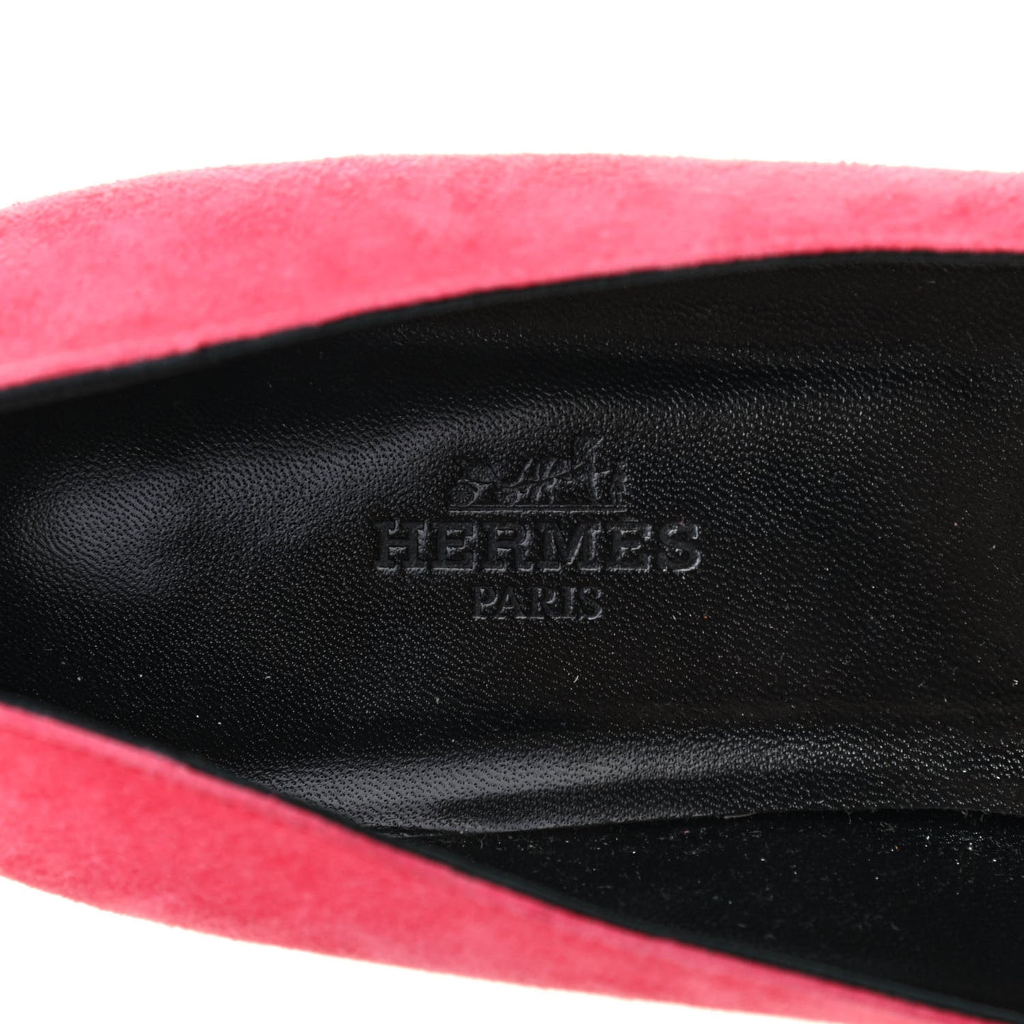 Velvet Goatskin Patent Epsom Nice Ballerina Flats 37.5 Fuchsia Black