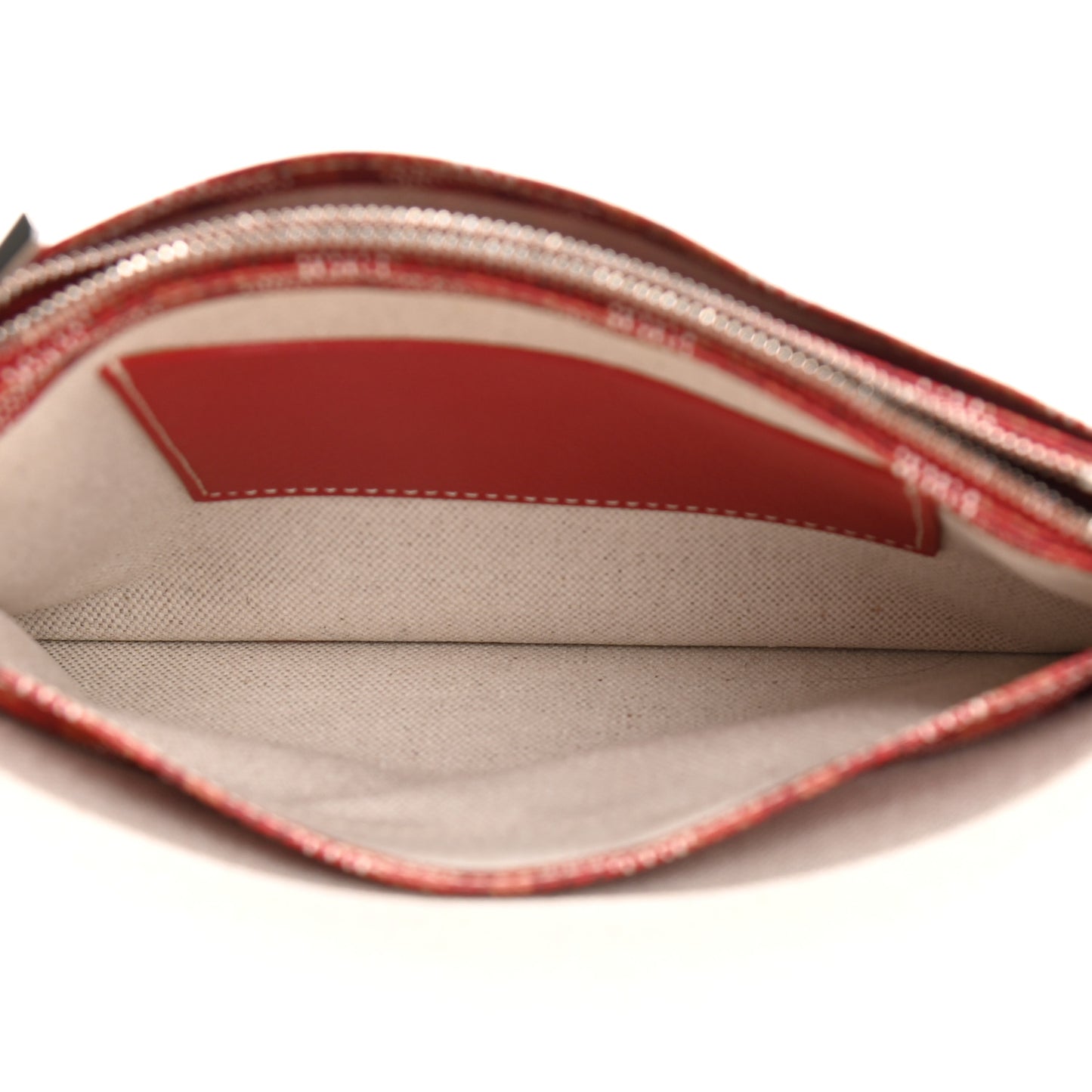 Goyardine Plumet Wallet Clutch Red