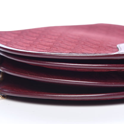 Christian Dior Monogram Round Chain Crossbody Red 12 of 14