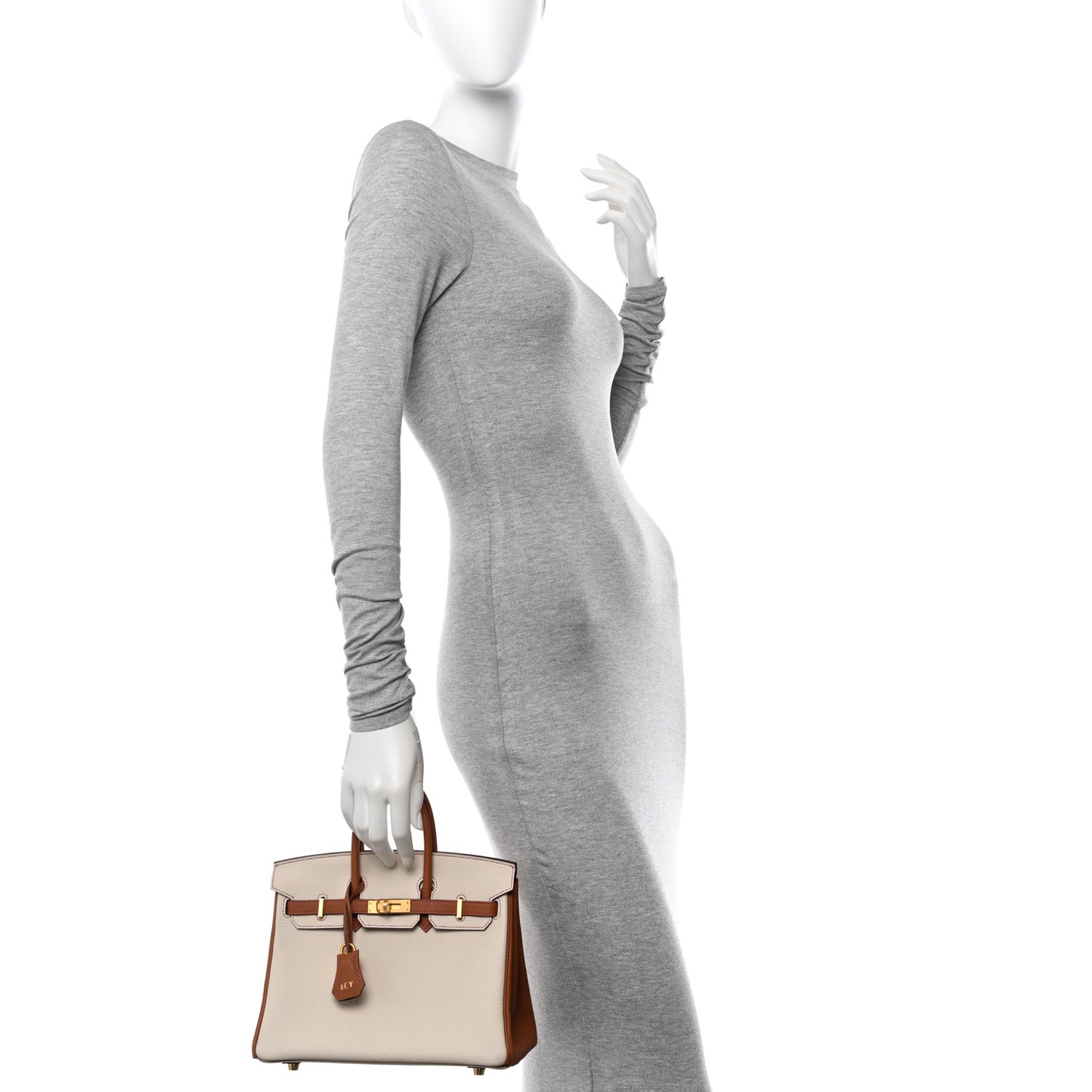 Togo Horseshoe Birkin 25 Craie Gold