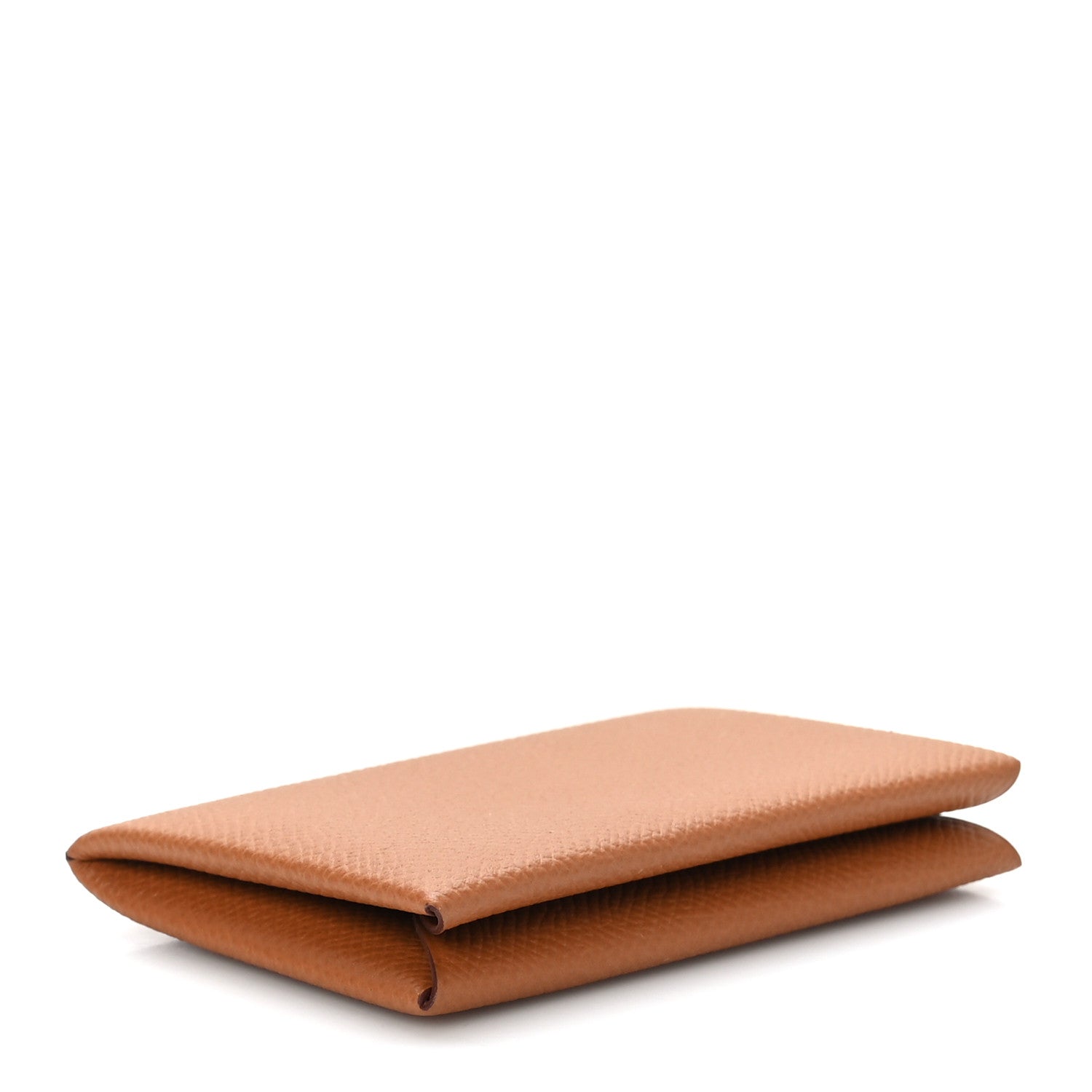 Hermes Epsom Calvi Card Case Gold 4 of 7