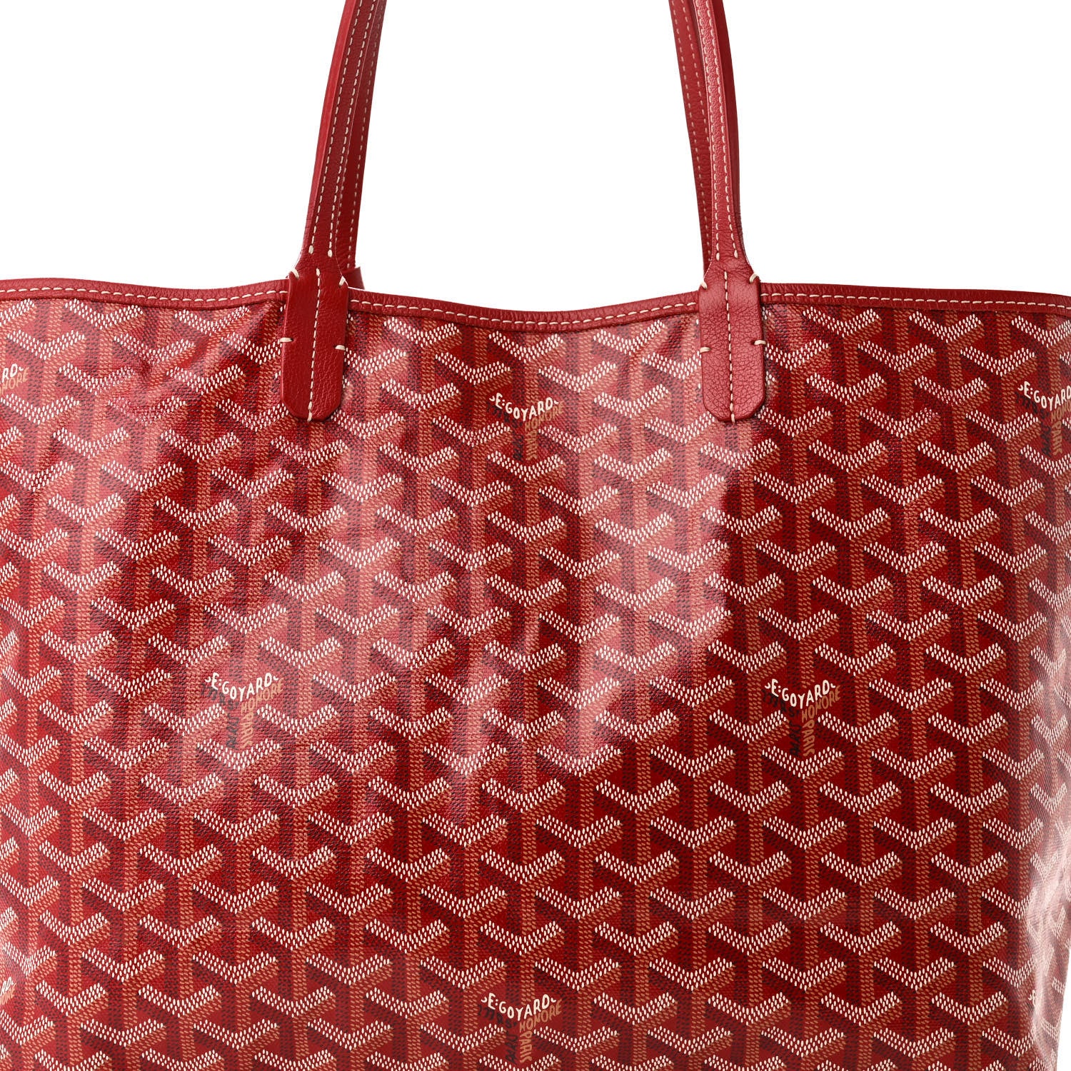 Goyard Goyardine Saint Louis PM Red 9 of 11