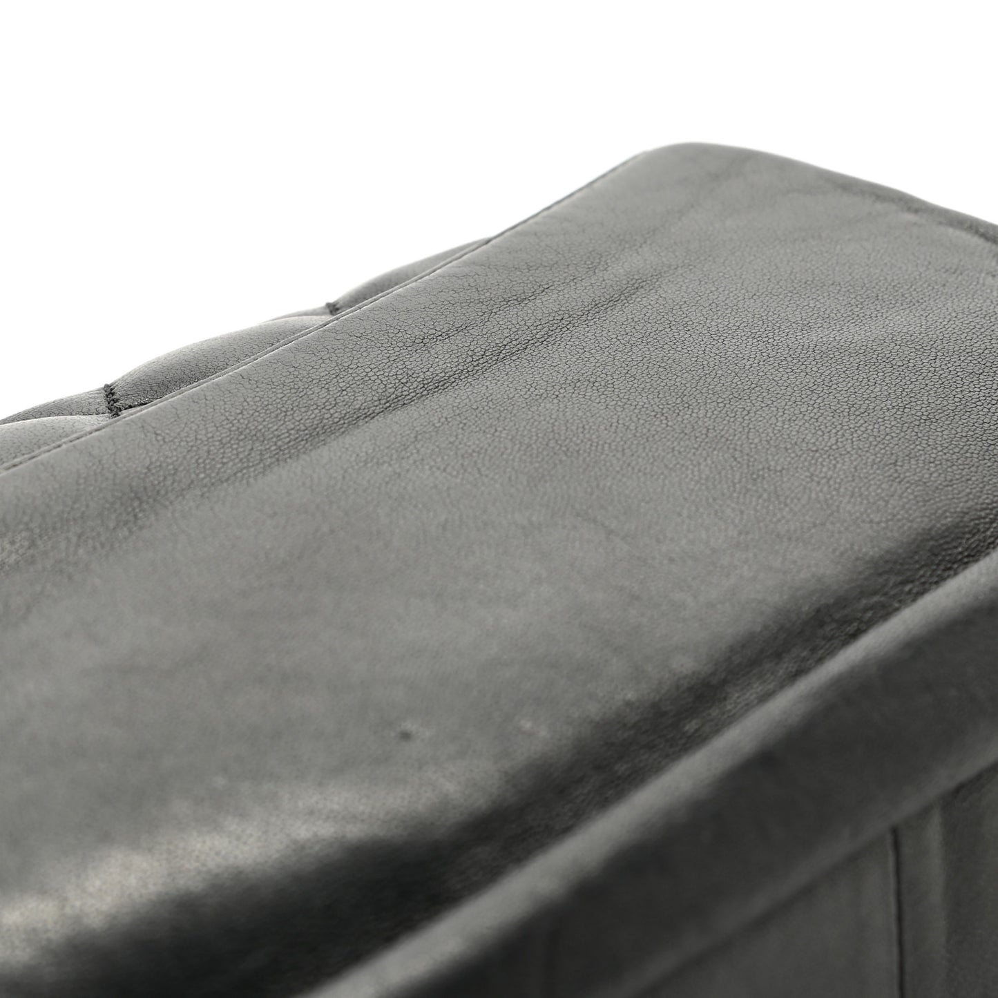 Lambskin Quilted CC Turnlock Flap Shoulder Bag Black