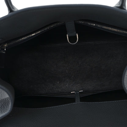 The Row Grained Calfskin Margaux Shoulder 12 Timouse Grey 5 of 10