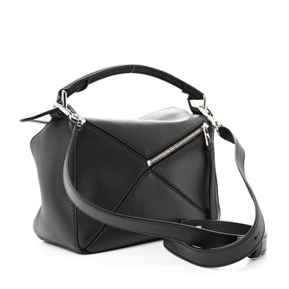 Loewe Calfskin Small Puzzle Bag Black 3 of 9