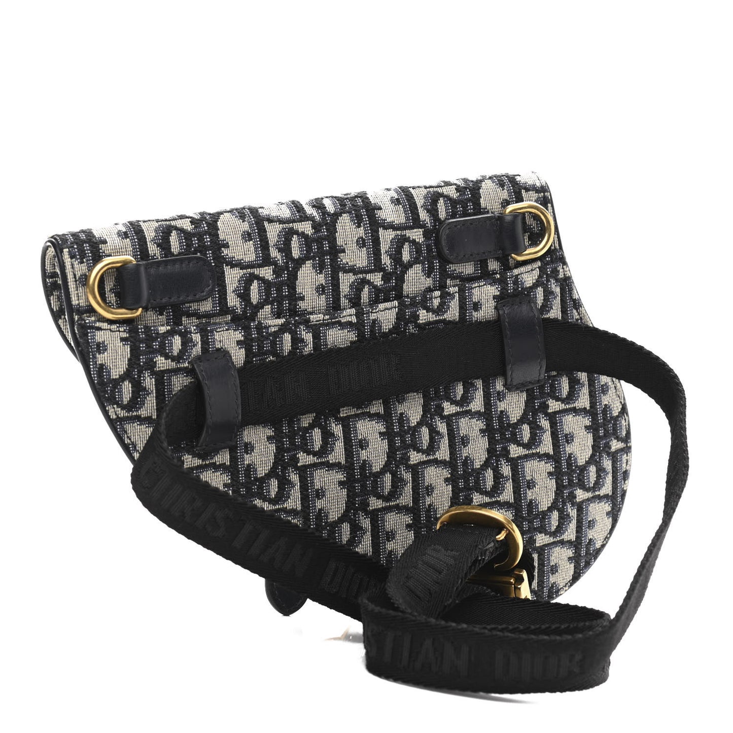 Oblique Saddle Belt Pouch Blue
