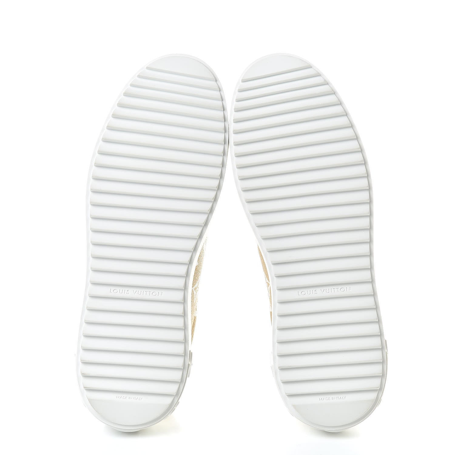 Louis Vuitton Monogram Giant Time Out Sneakers 41 Kaki White Beige 6 of 10