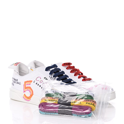 Chanel x Pharrell Williams Canvas Womens Sneakers 36.5 White 12 of 15