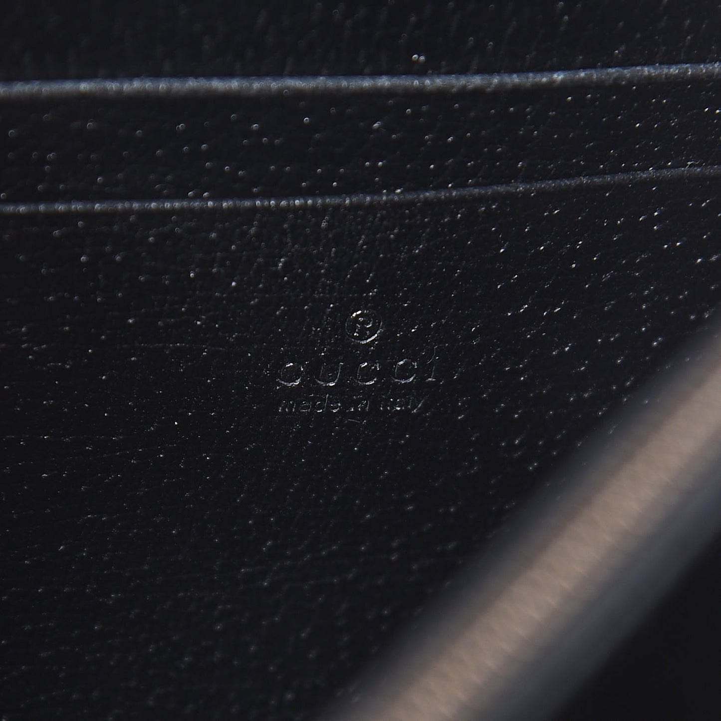 Calfskin Web Mini Dionysus Chain Wallet Black