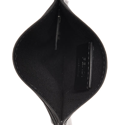 Fendi Vitello Century Monster Eyes Card Holder Black 5 of 7