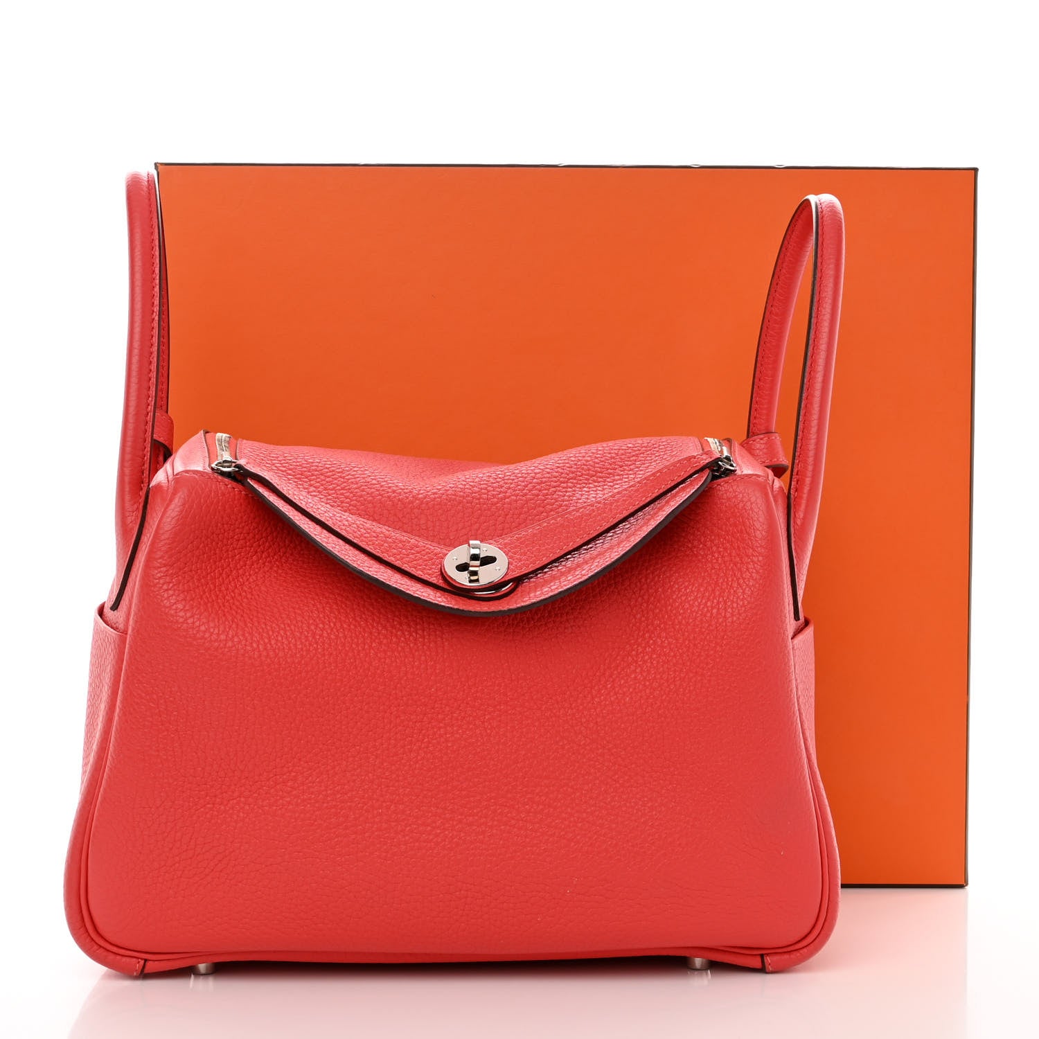 Hermes Taurillon Clemence Lindy 30 Rose Jaipur 12 of 12