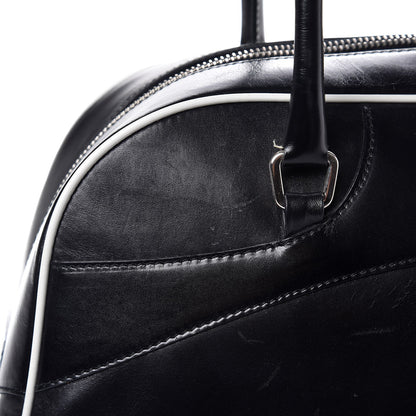 Prada Vitello Bowling Bag Black 12 of 17