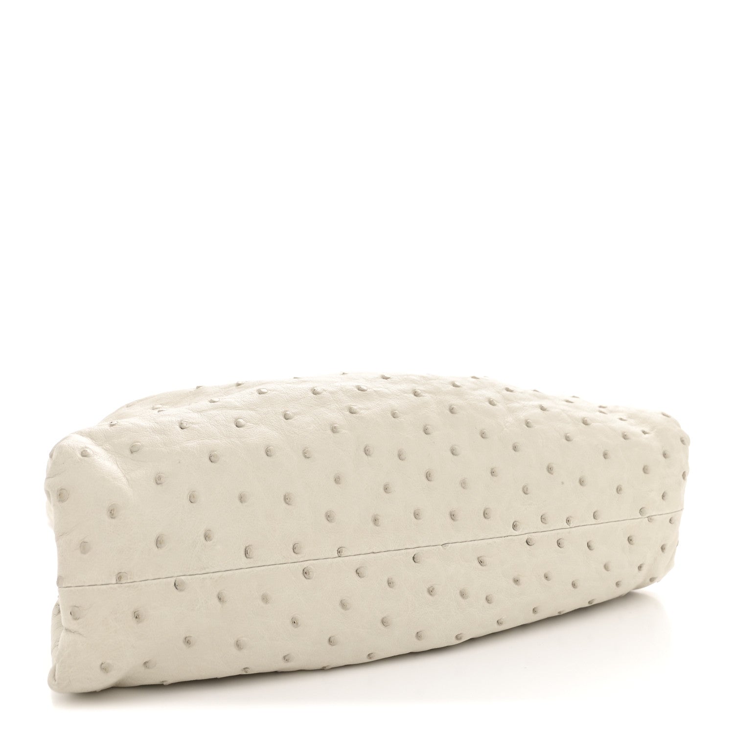 Bottega Veneta Ostrich The Mini Pouch White 4 of 10