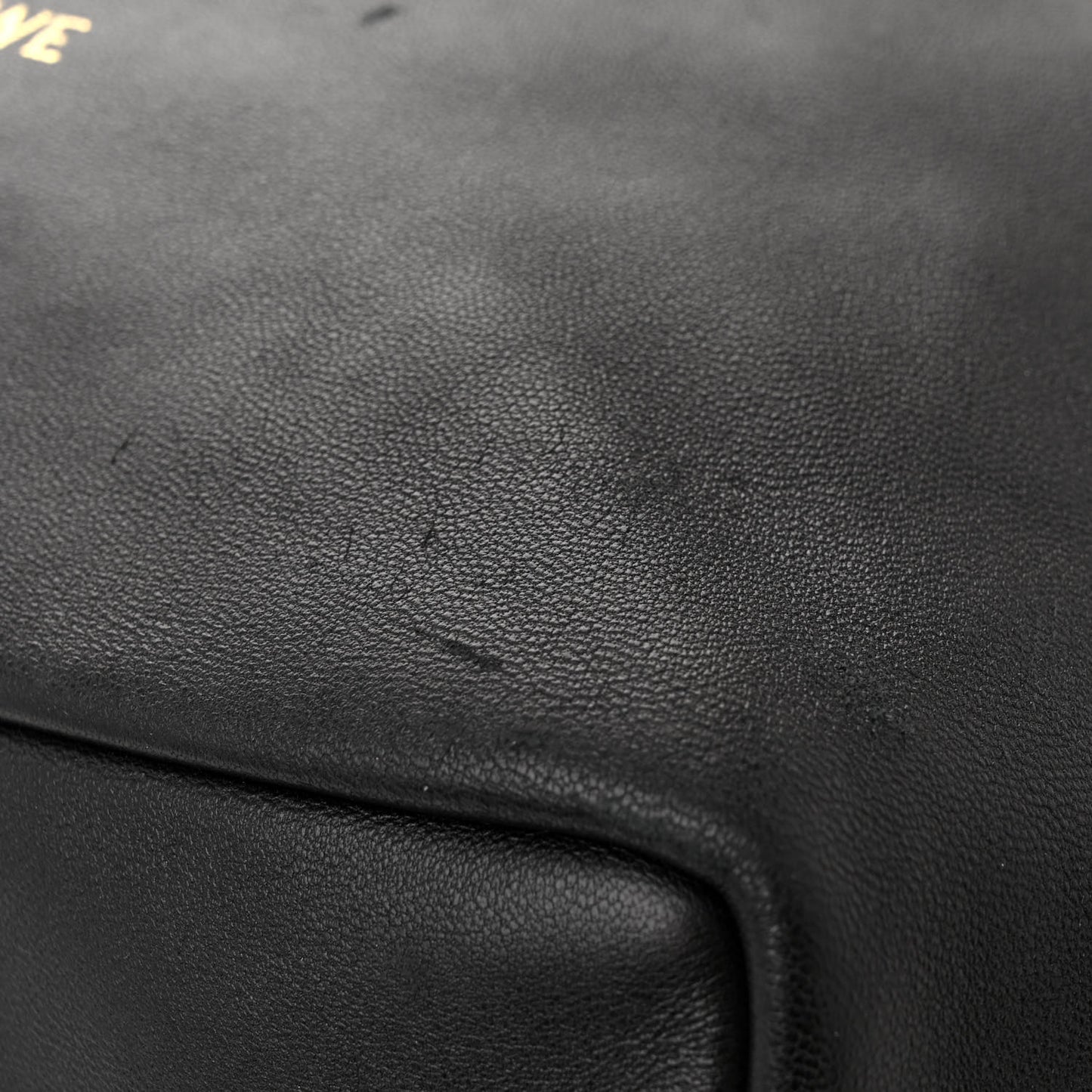 Nappa Medium Squeeze Bag Black